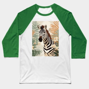 Zebra in the Jungle Baseball T-Shirt